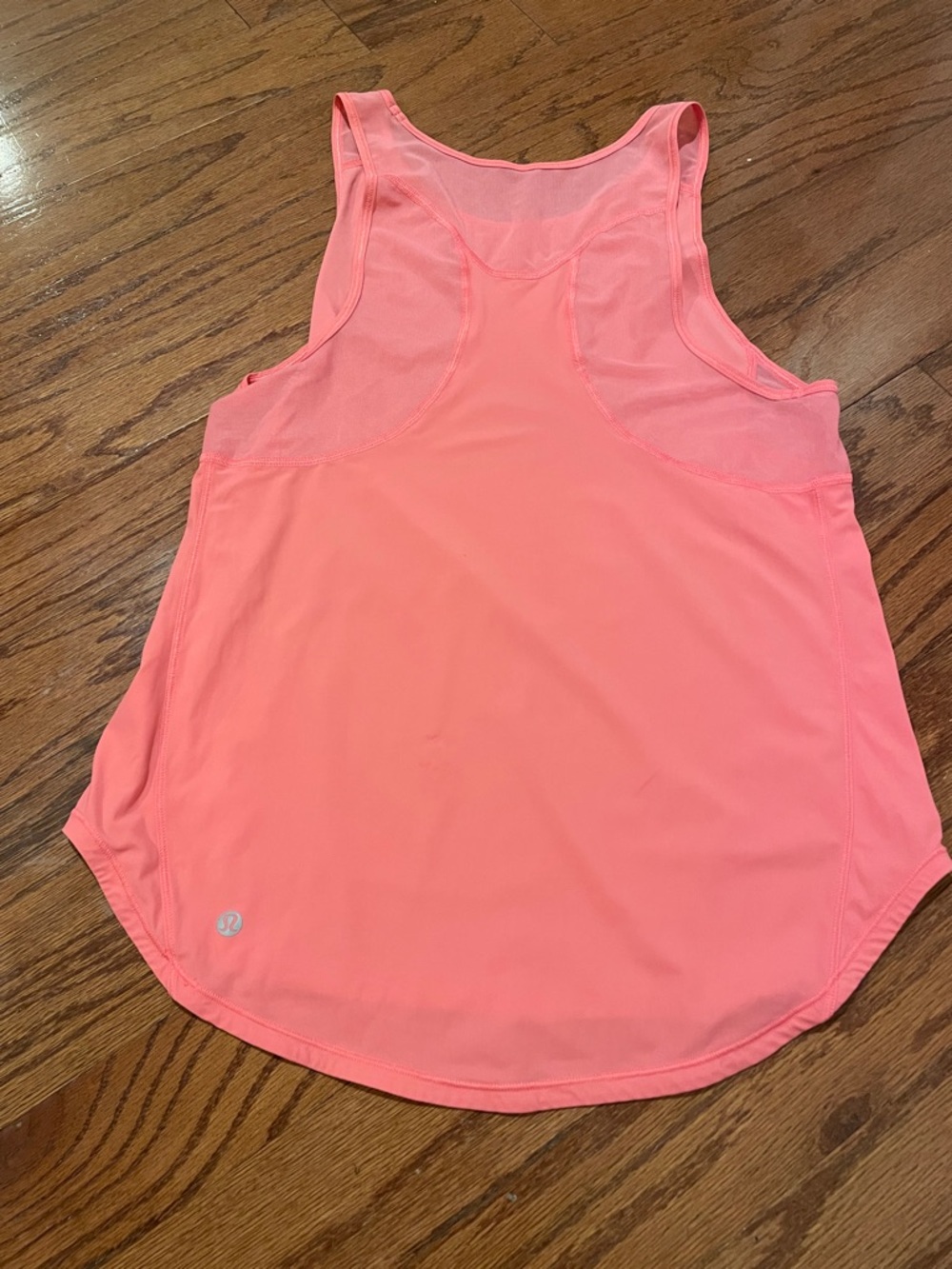 lululemon athletica Neon Coral Racerback Tank